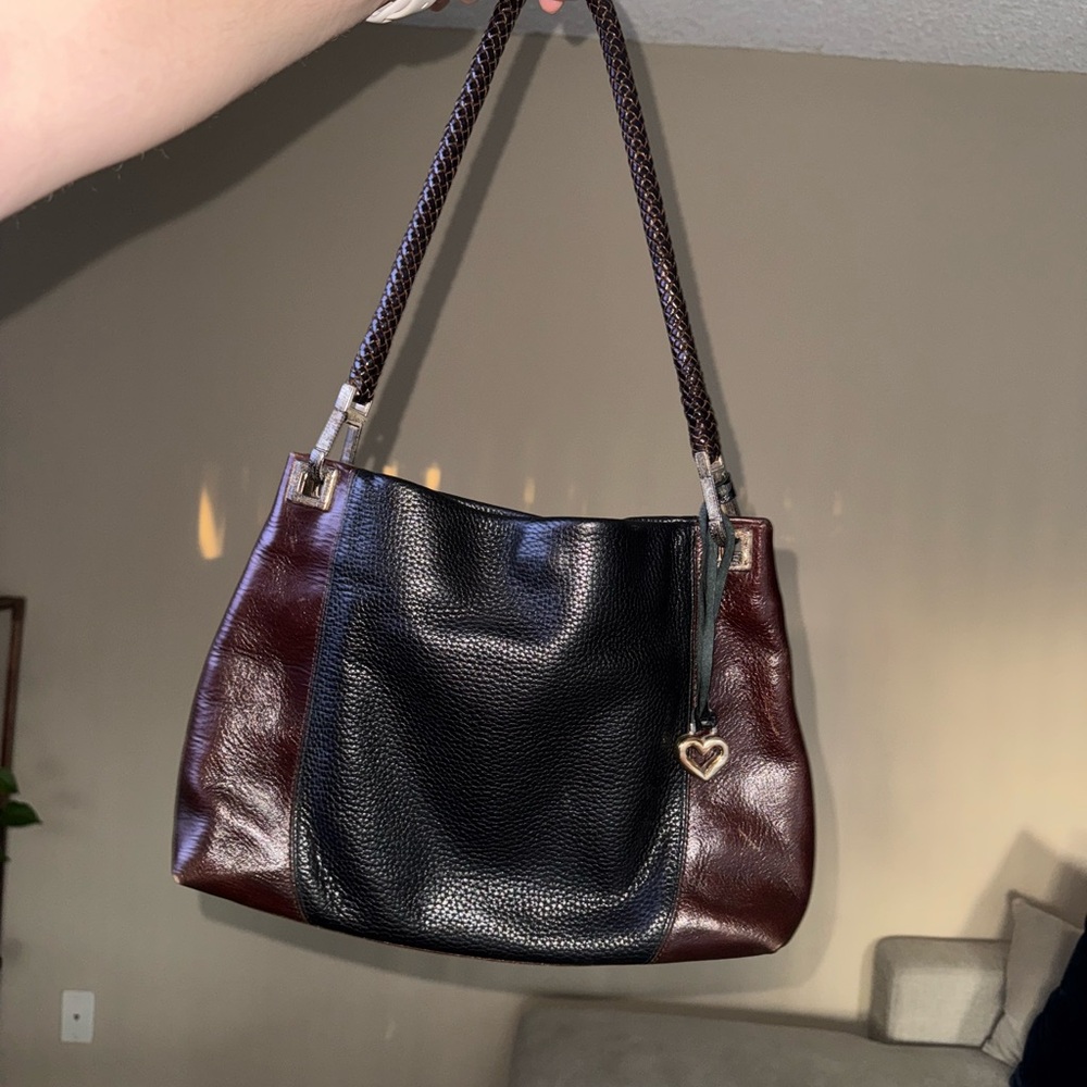 Vintage Brighton Black Brown shoulder bag EUC